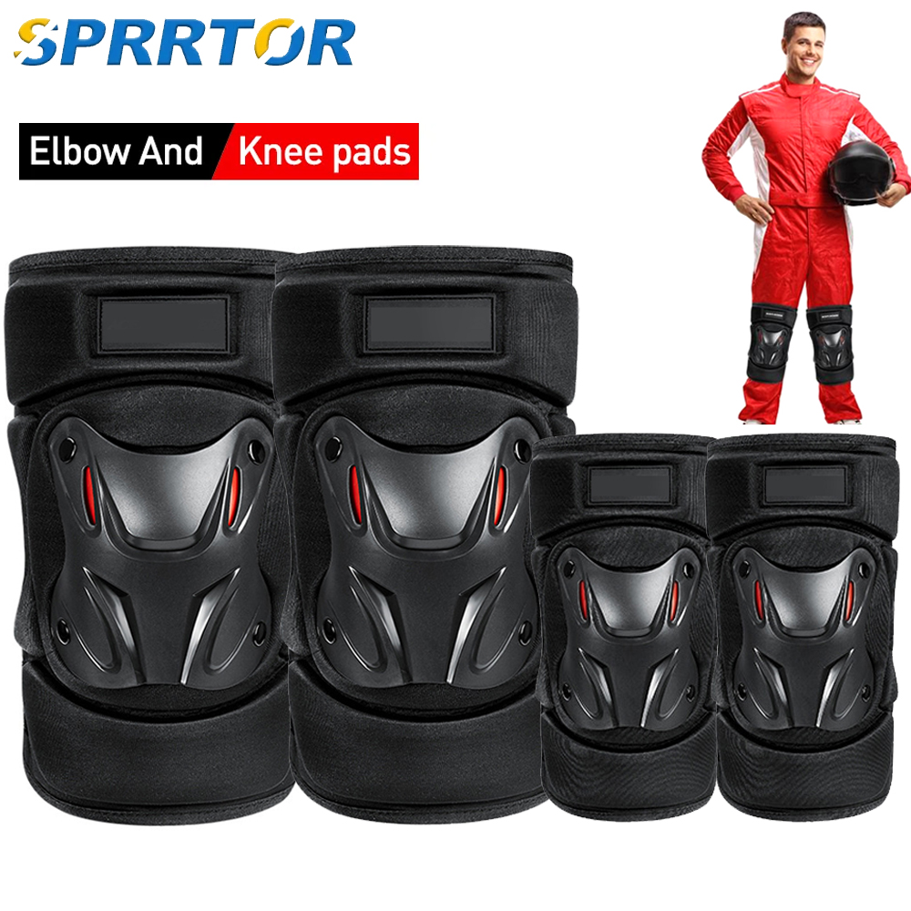 Mountain Biking Elbow Pads - 1 çift Koruyucu Motosiklet Kneepads Dirsek