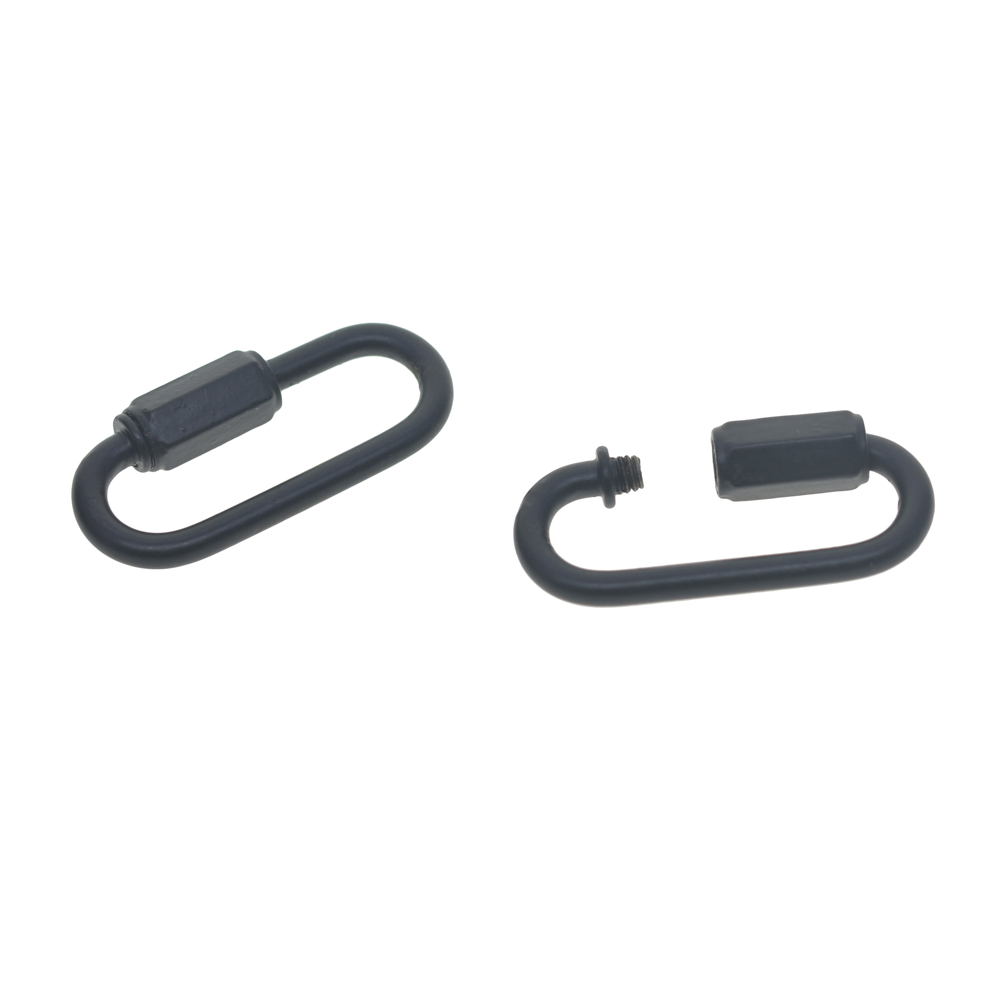Chain Quick Link - 2 Adet Mat Siyah, Ağır Hizmet