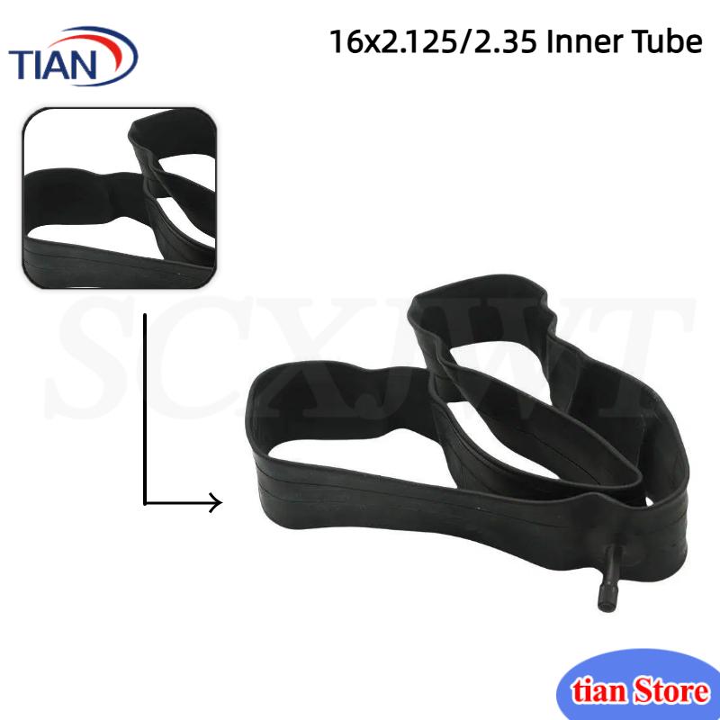 Mountain Biking Tube - Butil kauçuk iç lastik 16x2.125/2.35 bisiklet